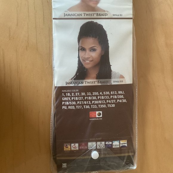 Unopened Jamaican Twist Brand Braiding Hair Color 2 - Picture 8 of 8